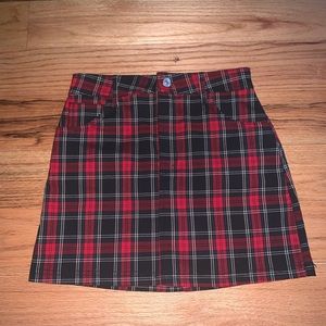 Plaid skirt